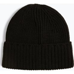 Review - Czapka męska, czarny. Czarne czapki męskie Review, z dzianiny, klasyczne. Za 49,95 zł.