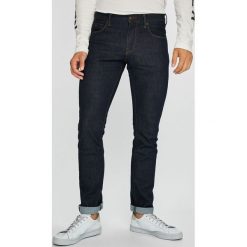Tommy Hilfiger - Jeansy Denton. Niebieskie jeansy męskie TOMMY HILFIGER, bez wzorów. W wyprzedaży za 379,90 zł.