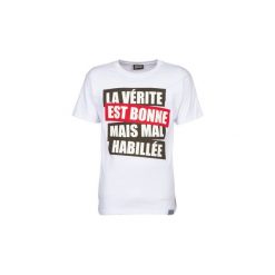 T-shirty z krótkim rękawem Wati B VERITE. Białe t-shirty męskie Wati B, xs, bez wzorów, bez kołnierzyka, krótkie. Za 97,30 zł.