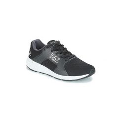 Buty Emporio Armani EA7 SPIRIT C2 BASIC. Czarne trampki męskie marki Emporio Armani EA7, bez wzorów, bez zapięcia. Za 575,20 zł.