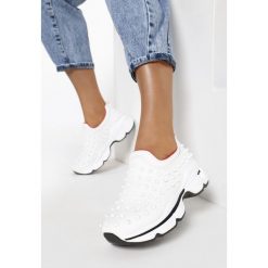 Białe Sneakersy Laimora. Białe sneakersy damskie Born2be. Za 139,99 zł.