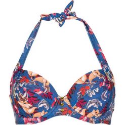 Biustonosze bardotka: Biustonosz bikini w kolorze niebieskim