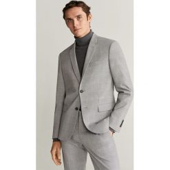 Mango Man - Marynarka Paulo. Szare garnitury męskie Mango Man, bez wzorów, z elastanu. Za 349,90 zł.