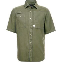 GStar HA UTILITY STRAIGHT SHIRT S/S Koszula sage. Zielone koszule męskie marki G-Star, m, z bawełny. Za 469,00 zł.