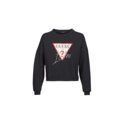 Bluzy Guess ICON. Czarne bluzy damskie Guess, s, z aplikacjami, bez rękawów, bez kaptura. Za 216,30 zł.