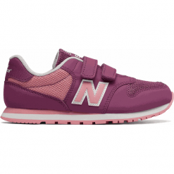 New Balance YV500YP. Fioletowe buciki niemowlęce marki New Balance, na lato, z materiału. Za 199,99 zł.