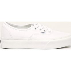 Vans - Tenisówki. Białe trampki i tenisówki damskie Vans, bez wzorów, z gumy, na sznurówki. Za 319,90 zł.