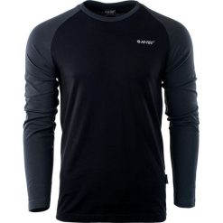Bluzy męskie: Hi-tec Bluza męska Puro LS Black/Dark Grey r. XXL