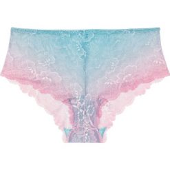 Figi "hipster": MUST HAVE bonprix różowo-morski. Niebieskie majtki damskie bonprix, z koronki. Za 42,99 zł.