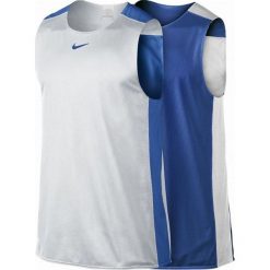 Koszulki sportowe męskie: Nike Koszulka Koszykarska League Reversible Tank Biało-niebieski r. S (512908-105*S)