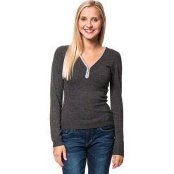 Swetry klasyczne damskie: Sweter w kolorze szarym
