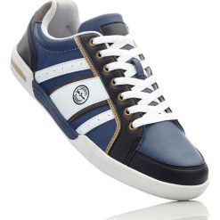 Buty sznurowane bonprix indygo-czarno-biały. Niebieskie buty skate męskie bonprix, na sznurówki. Za 89,99 zł.