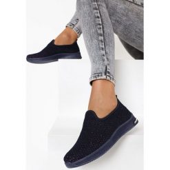 Granatowe Buty Sportowe Palasise. Niebieskie buty sportowe damskie Born2be, bez wzorów, sportowe. W wyprzedaży za 54,99 zł.
