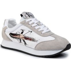 Sneakersy CALVIN KLEIN JEANS - Joam B4S0656 White. Białe sneakersy męskie Calvin Klein Jeans, na co dzień, bez wzorów, z jeansu, eleganckie, bez zapięcia. W wyprzedaży za 379,00 zł.