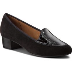 Półbuty CAPRICE - 9-24302-21 Black Comb 019. Czarne creepersy damskie Caprice, z materiału, eleganckie, na obcasie. Za 249,90 zł.