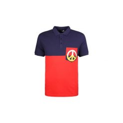 Koszulki polo z krótkim rękawem Love Moschino M 8 295 05 E 1692. Czerwone koszulki męskie Love Moschino, m, bez wzorów, z krótkim rękawem. Za 299,00 zł.