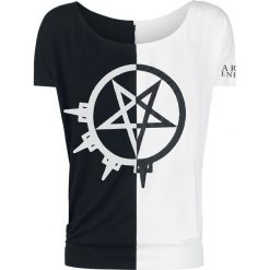 Bluzki damskie: Arch Enemy 2 Tone Pentagram Koszulka damska czarny