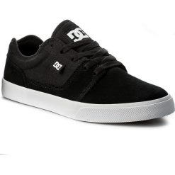 Tenisówki DC - Tonik M 302905 Black/White. Czarne półbuty męskie DC, bez wzorów, ze skóry, bez zapięcia. W wyprzedaży za 239,00 zł.