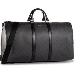 Torba GUESS - Vezzola Travel TMVEZZ P0435 COA. Czarne torby męskie skórzane Guess, z aplikacjami, ze skóry ekologicznej. Za 749,00 zł.