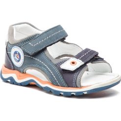 Sandały LASOCKI KIDS - CI12-2566-09 Cobalt Blue. Niebieskie sandały chłopięce Lasocki Kids, ze skóry, bez zapięcia. Za 89,99 zł.