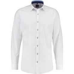 Koszule męskie na spinki: OLYMP Level Five BODY FIT Koszula biznesowa white/blue