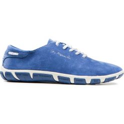 Buty TBS JAZARU. Niebieskie buty sportowe damskie TBS, bez wzorów, ze skóry, sportowe. Za 420,00 zł.