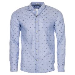 Pepe Jeans Koszula Męska Grayson Xl Jasnoniebieski. Szare koszule męskie Pepe Jeans, xl, bez wzorów, z jeansu, bez kołnierzyka, z długim rękawem. Za 389,00 zł.