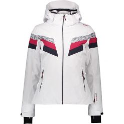 Kurtka narciarska w kolorze białym. Białe kurtki damskie CMP Women, s, bez wzorów, z tkaniny, bez kaptura, narciarskie. W wyprzedaży za 529,95 zł.