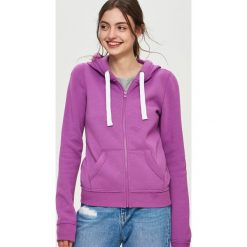 Bluzy damskie: Bluza z kapturem – Fioletowy