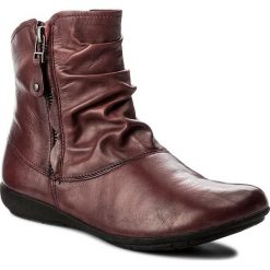 Botki JOSEF SEIBEL - Faye 72507 VL971 421 Sangria. Czerwone botki damskie skórzane marki Josef Seibel. W wyprzedaży za 259,00 zł.