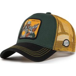 Czapka z daszkiem CAPSLAB - Star Wars Boba Fett CL/SW2/1/BOB Green/Yellow. Zielone czapki męskie CapsLab, z motywem z bajki, z bawełny, retro. W wyprzedaży za 109,00 zł.