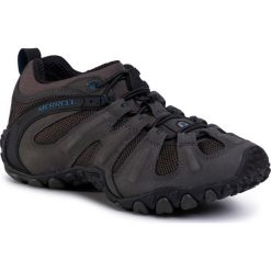 Trekkingi MERRELL - Cham II Stretch J598323 Beluga. Szare trapery męskie Merrell, ze skóry, bez zapięcia. Za 549,00 zł.