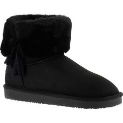 Buty zimowe damskie: Zimowe botki „Clary” w kolorze czarnym