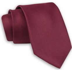Elegancki, Męski Krawat Bordowy -Chattier- 7cm KRCH1143. Czerwone krawaty męskie Chattier, bez wzorów, z tkaniny, eleganckie. Za 40,00 zł.