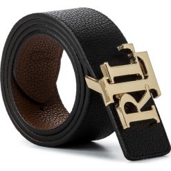 Pasek Damski LAUREN RALPH LAUREN - Rev Ltr 40 412754806001 Black. Czarne paski damskie Lauren Ralph Lauren, w paski, ze skóry. Za 319,00 zł.