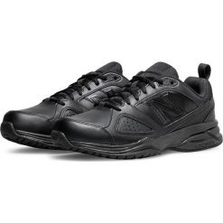 New Balance MX624AB4. Czarne buty sportowe męskie marki New Balance, ze skóry, na fitness i siłownię. W wyprzedaży za 199,99 zł.