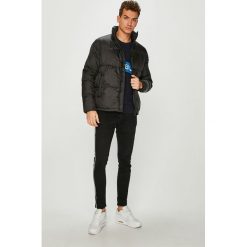 Review - Kurtka. Czarne płaszcze męskie Review, xl, bez wzorów, z poliesteru, krótkie, bez kaptura. W wyprzedaży za 159,90 zł.