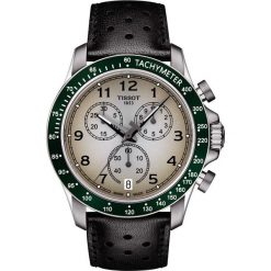 RABAT ZEGAREK TISSOT V8 T106.417.16.032.00. Brązowe zegarki męskie marki TISSOT, ze stali. W wyprzedaży za 1452,00 zł.