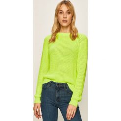 Only - Sweter. Żółte swetry damskie ONLY, s, bez wzorów, z dzianiny, bez rękawów, bez kaptura. W wyprzedaży za 129,90 zł.