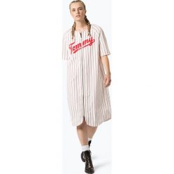 Tommy Jeans - Sukienka damska, czarny. Czarne sukienki damskie Tommy Jeans, l, bez wzorów, z jeansu, bez kołnierzyka, bez rękawów. Za 599,95 zł.