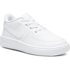 Buty NIKE - Force 1 '18 (Td) 905220 100 WhiteWhite. Białe półbuty dziewczęce Nike, bez zapięcia. W wyprzedaży za 179,00 zł.