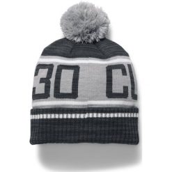 Czapki męskie: Under Armour Czapka męska Men’s SC Pom Beanie czarno-szara (1286141-001)
