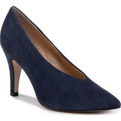 Półbuty CAPRICE - 9-22403-23 Ocean Suede 857. Niebieskie półbuty damskie Caprice, bez wzorów, ze skóry, bez obcasa, na obcasie, bez zapięcia. Za 249,00 zł.