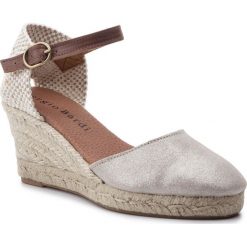 Espadryle SERGIO BARDI - SB-01-07-000314 603. Brązowe espadryle damskie Sergio Bardi, bez wzorów, ze skóry, bez obcasa, na obcasie. W wyprzedaży za 179,00 zł.