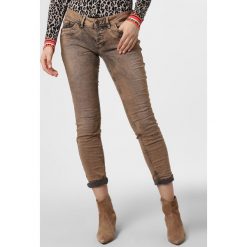 Street One - Jeansy damskie – Crissi, beżowy. Brązowe jeansy damskie Street One. Za 379,95 zł.