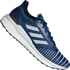 Niebieskie Buty adidas Solar Drive M G28966. Niebieskie buty sportowe męskie Adidas, na wiosnę, z tkaniny, bez zapięcia, do biegania. W wyprzedaży za 429,00 zł.