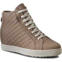 Sneakersy GEOX - D Amaran.H.B Abx A D62L2A 00085 C6738 Lt Taupe. Brązowe półbuty damskie Geox, ze skóry. W wyprzedaży za 219,00 zł.