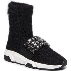 Sneakersy EVA MINGE - EM-36-06-000457 601. Czarne półbuty damskie Eva Minge, ze skóry. W wyprzedaży za 339,00 zł.