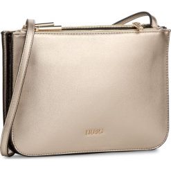 Torebka LIU JO - S Cross Body Manhat A18086 E0500 Nero/Oro 00567. Żółte listonoszki damskie marki Liu Jo. W wyprzedaży za 289,00 zł.