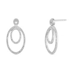 PROMOCJA Kolczyki Złote - złoto 585, Diament 0,27ct. Żółte kolczyki damskie W.KRUK, z diamentem, złote, na sztyftcie. W wyprzedaży za 1490,00 zł.